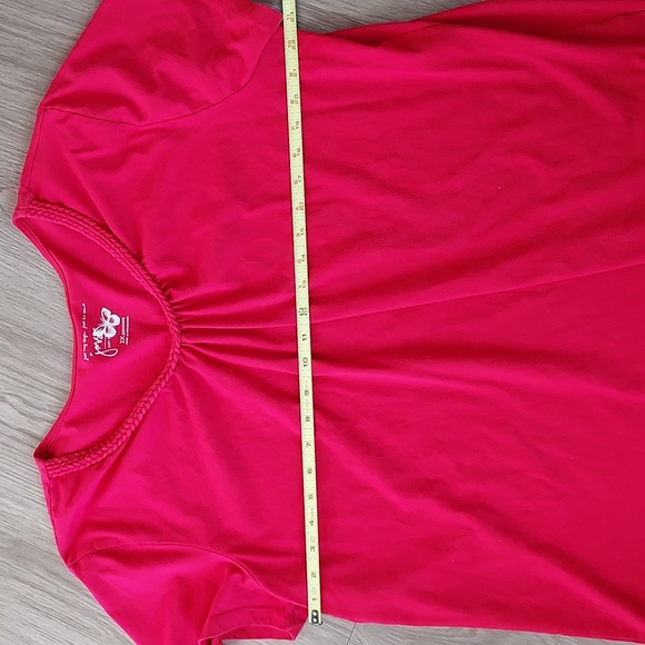 Just my size 3x (22w-24w) short sleeve with criss cross neckline red - Picture 7 of 8